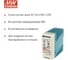 Блок питания с UPS на DIN-рейку MEAN WELL DRC-40A, 40Вт 13,8В 1,9А с индикатором DC OK и комплексом защит, пассивное охлаждение, контроллер заряда и разряда АКБ, сухой 1369846 3