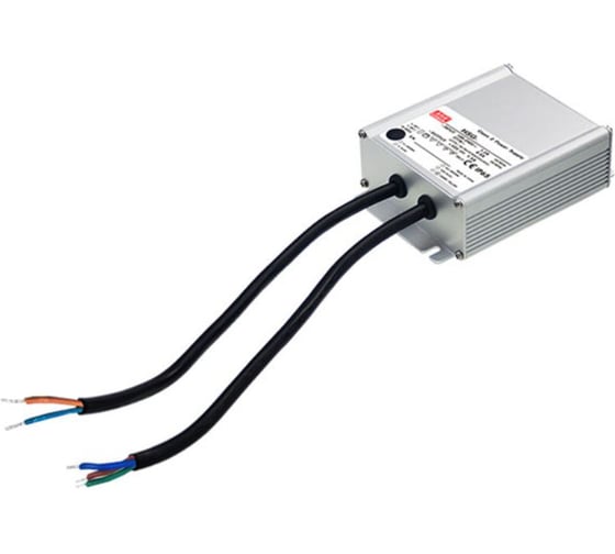 Светодиодный драйвер для наружней и внутренней подсветки MEAN WELL HSG-70-36 AC/DC, 72 Вт 36 В 2 А, с защитой IP65, стабилизацией CV+CC и конвекцией 995168