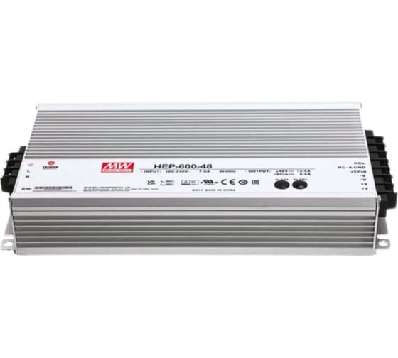 Блок питания на шасси MEAN WELL HEP-600-48 600 Вт 48 В, в кожухе 1902010