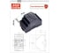 Блок питания на DIN-рейку Mean Well HDR-60-12, AC/DC 54 Вт 12 В 4,5 А тонкий 52,5 мм (3 SU), со светодиодной индикацией сети и комплексом защит, 2260532 3