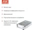 Блок питания MEAN WELL ADS-15512 с UPS в кожухе на шасси, DC/DC 153 Вт, 12, 5 В 26623 3