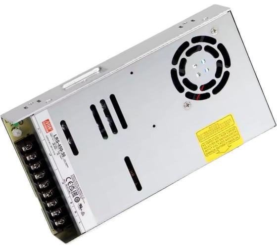 Блок питания импульсный MEAN WELL LRS-450-36 450Вт 36В 12.5А, переключаемый диапазон, активное охлаждение, металлический сетчатый корпус, компактный 5298852