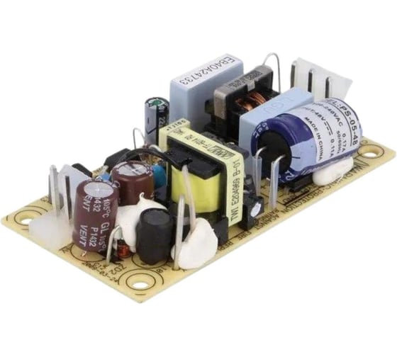 Открытый блок питания Mean Well PS-05-48, AC/DC 5.28 Вт 48 В, 198020