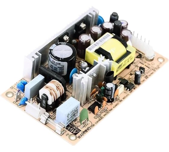 Открытый двухканальный блок питания Mean Well PD-45B, AC/DC 40 Вт 5, 24 В, 48844