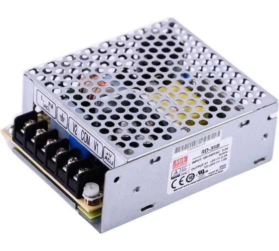 Двухканальный блок питания Mean Well RD-35B 35 Вт 5, 24 В, 63087