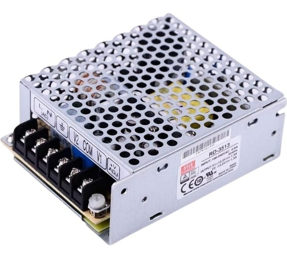 Двухканальный блок питания Mean Well RD-3513 35 Вт 13.5 В, 70381