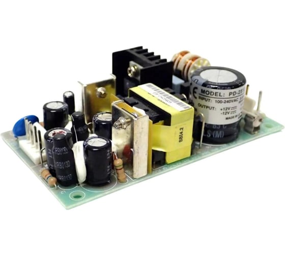 Открытый двухканальный блок питания MEAN WELL PD-2512 AC/DC 24 Вт 12 В 54238