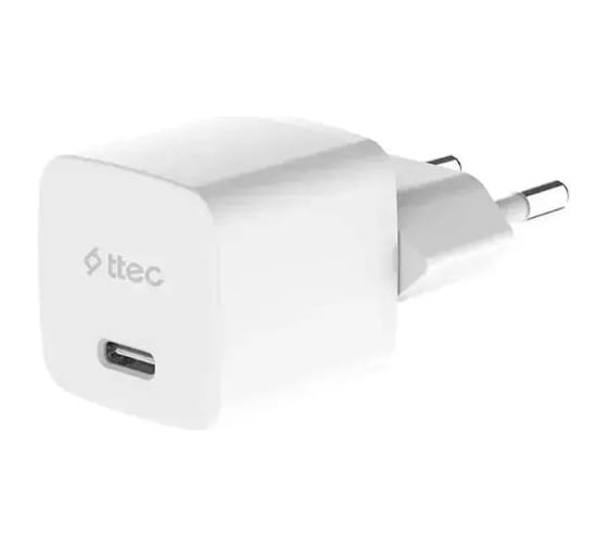 Сетевое зарядное уcтройство TTEC SmartCharger GAN 20W PD Travel Fast Charger. Цвет: белый 2SCG20B