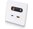 Зарядное устройство DORI кабель Type-C + USB-A + Type-C, белый 53310 1