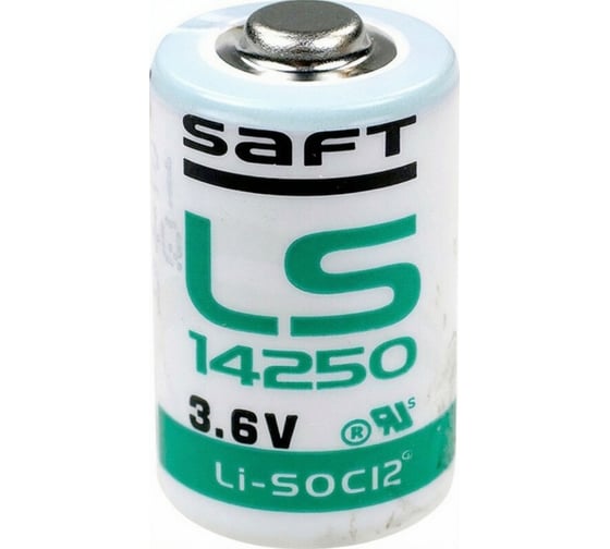 Элемент питания Saft LS14250 1/2AA 3.6V 1200mAh RPL00282