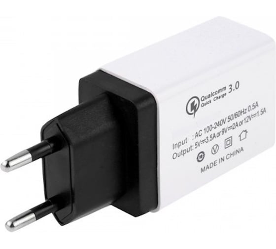 Зарядное устройство KS-is USB QC3.0 от электрической сети Qitii KS-364