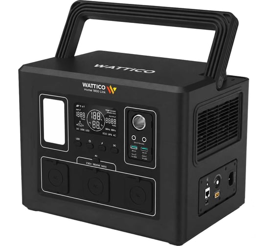 Портативная электростанция с ИБП WATTICO Home 1800 LINK home_1800_LINK