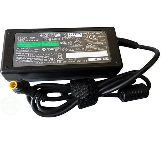 Блок питания для ноутбуков Sony ОЕМ Vaio 16V 4A 6.5pin HC 002147 1