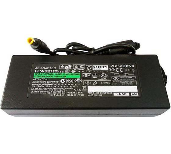 Блок питания для ноутбуков Sony Vaio ОЕМ 19.5V 6.15A 6.5pin HC 002171 1