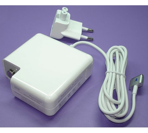 Блок питания сетевой адаптер для ноутбуков Apple ОЕМ 20V 4.25A 85W MagSafe2 T-shape REPLACEMENT 016072