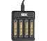 Устройство зарядное IEK для 2-4 NiMH/CD аккумуляторов AA/AAA 200мА, с LED индикатором ABC11-4-2-TYC-M-020-LED 4