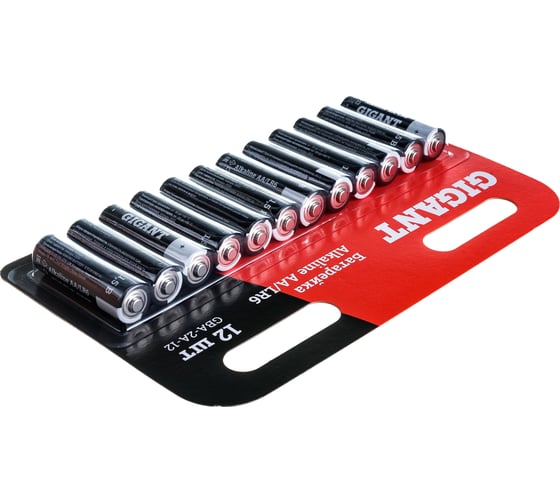 Батарейка Gigant Alkaline АА/LR6 блистер 12 шт. GBA-2A-12