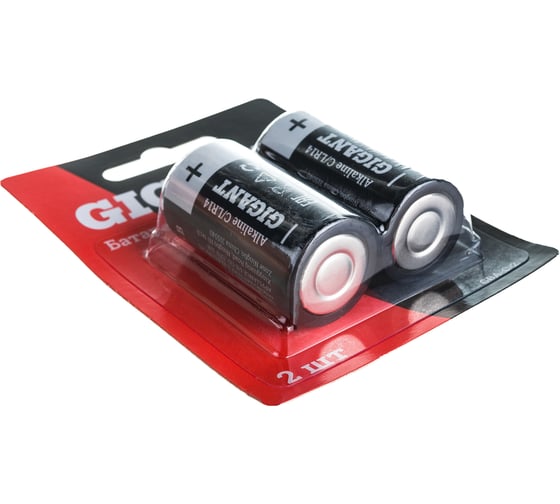 Батарейка Gigant Alkaline C/LR14 блистер 2 шт. GBA-С-2