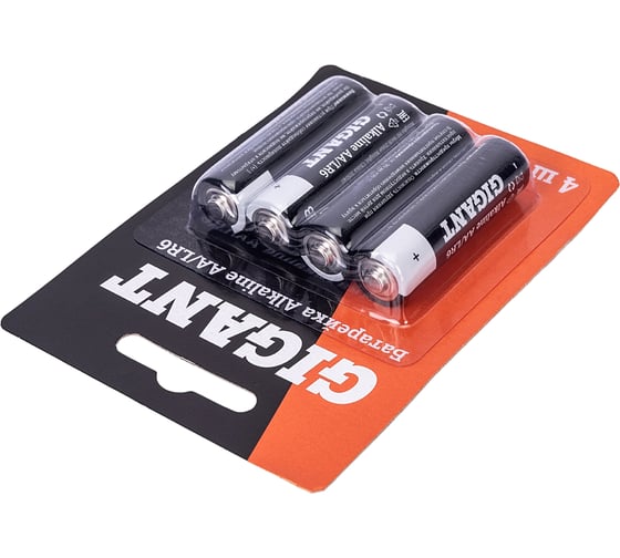 Батарейка Gigant Alkaline АА/LR6 блистер 4 шт. GBA-2A-4