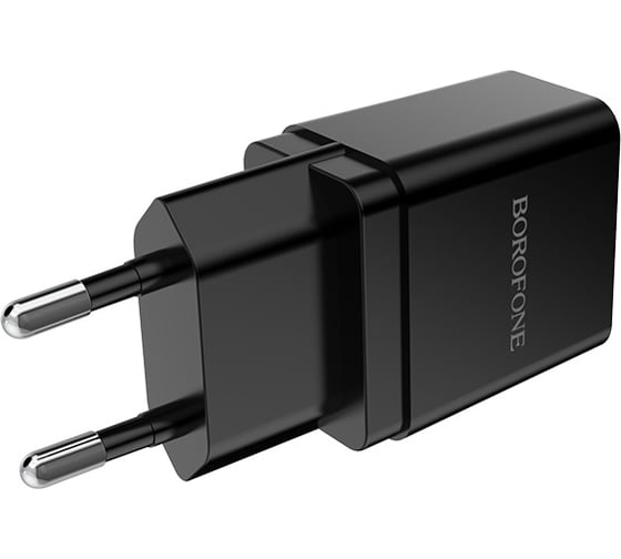 Зарядное устройство Borofone BA19A один порт USB, 5V, 1.0A, черный 757620 23752-BA19ABK