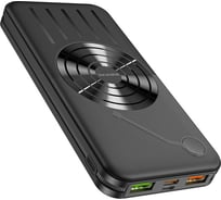 Внешний аккумулятор Borofone BJ7 Prospect беспроводная быстрая зарядка 10000mAh, черный 824230