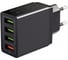 Зарядное устройство USB 3.1A x 3 QC3.0 x 1 от электрической сети () KS-is KS-603 1
