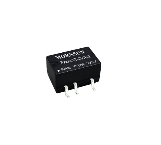 Блок питания на печатную плату Mornsun F2412XT-2WR3 в корпусе SMD, DC/DC 2 Вт 12 В, изолированный, фиксированный вход, однополярный выход 3979140