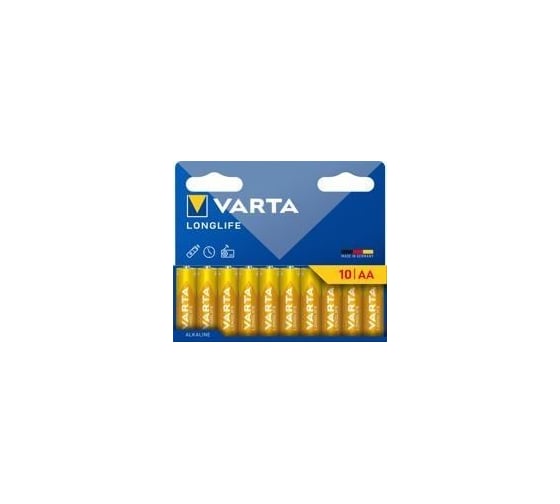 Элемент питания VARTA Longlife LR06/AA BL10 4106101761 RPL00885