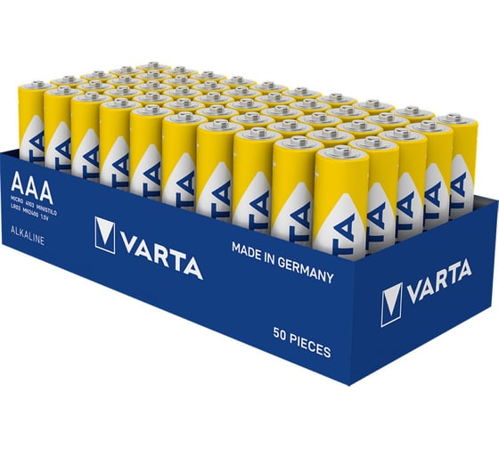Батарейка щелочная VARTA Energy LR03/AAA BL50 4103229395 RPL00777