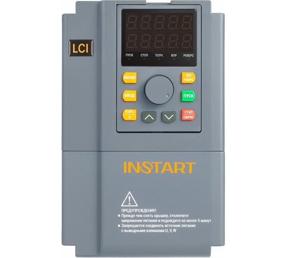 Преобразователь частоты INSTART LCI-G11/P15-4B (G:11квт/P:15квт) (G:24А/P:30А) с платой PG1 (для энкодера с диф-ым выходом) 3~400В 00091131