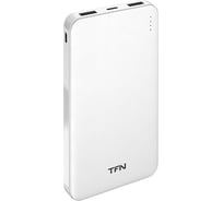 Внешний аккумулятор TFN SlimDuo 10000mAh, белый TFN-PB-202-WH