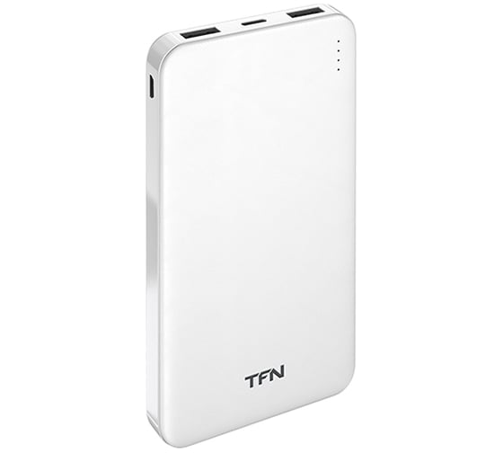 Внешний аккумулятор TFN SlimDuo 10000mAh, белый TFN-PB-202-WH