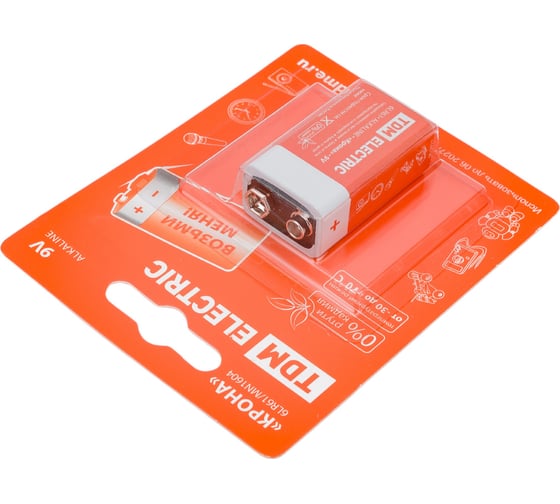 Элемент питания TDM 6LR61 Крона 9V BP-1 SQ1702-0013