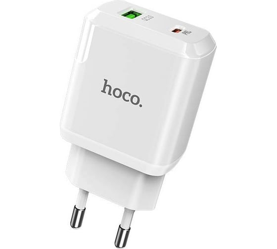 Зарядное устройство Hoco N5 Favor QC3.0, 20W, 5V, 3.0A, белый 814239