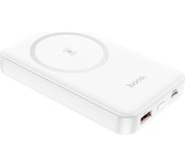 Внешний аккумулятор Hoco J79 Success PD+ QC3.0 беспроводная wireless зарядка 10000mAh, белый 801030