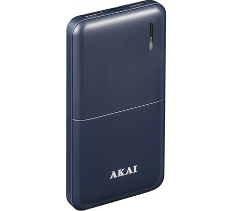 Внешний аккумулятор AKAI BE-10001B, 10 000 maH, порт Type-C синий BE-10001BTC синий