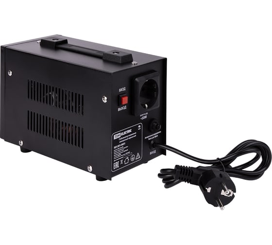 Стабилизатор напряжения TDM ELECTRIC БСР1-0,5 кВА, электронный, переносной SQ1201-0031