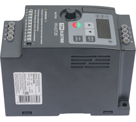 Преобразователь частоты TDM ПЧ-02T20 380В, 2,2кВт SQ0749-0006