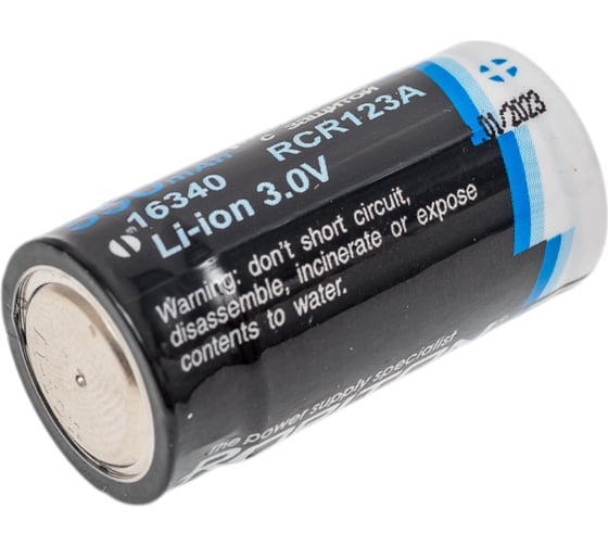 Аккумулятор Robiton Li16340/3.0 550мАч с защитой (3.0В) SR2 NEW 13862
