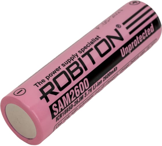 Аккумулятор Robiton SAM2600 без защиты (Samsung ICR2600mAh) PK1 13486