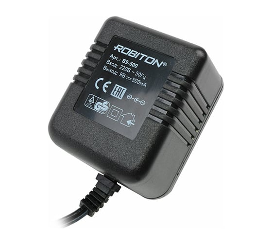 Адаптер/блок питания ROBITON B9-500 5,5х2,1/12 4731