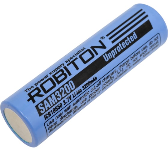 Аккумулятор Robiton SAM3200 Samsung INR18650-32E без защиты PK1 17660