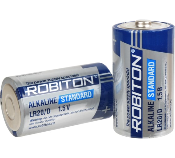 Элемент питания Robiton STANDARD LR20 BULK80 17621
