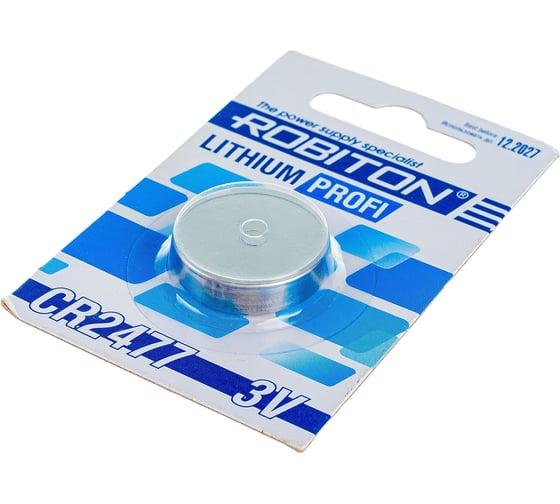 Элемент питания Robiton PROFI R-CR2477-BL1 CR2477 BL1 17454