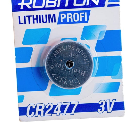 Элемент питания Robiton PROFI R-CR2477-BL1 CR2477 BL1 17454