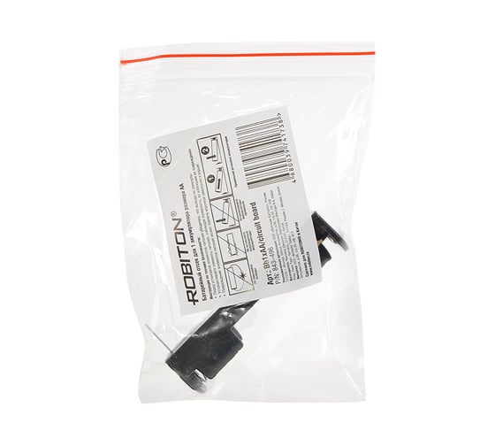 Отсек для элементов питания Robiton Bh1xAA/circuit board для монтажа на плату PK1 16509