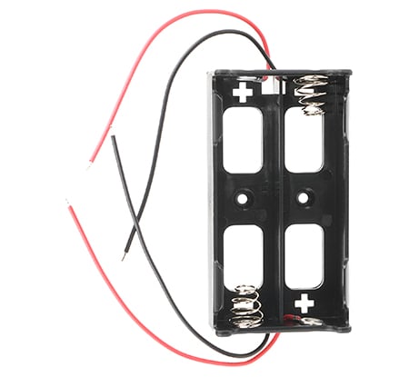 Отсек для элементов питания Robiton Bh2x18650W4 с четырьмя проводами PK1 17452