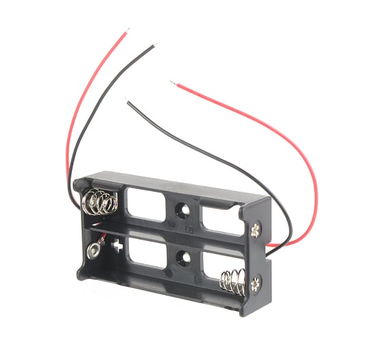 Отсек для элементов питания Robiton Bh2x18650W4 с четырьмя проводами PK1 17452