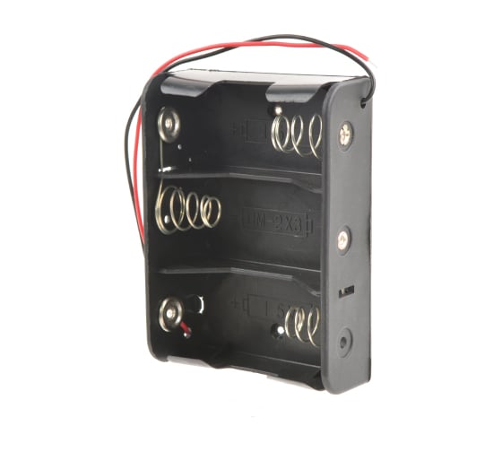 Отсек для элементов питания Robiton Bh3xC с двумя проводами PK1 16515