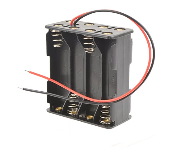 Отсек для элементов питания Robiton Bh8xAAA с двумя проводами PK1 16494 1